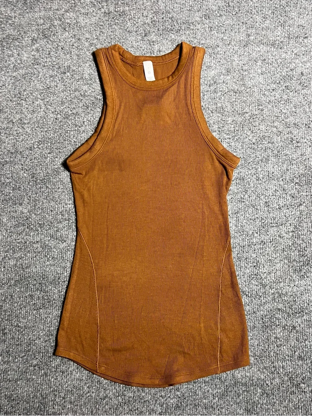 Lululemon Hold Tight Tank Top Size 0 23x11 Orange